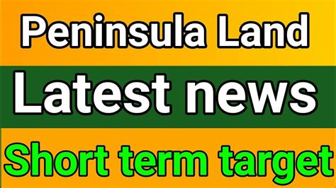 peninsula sockshare|Peninsula Land Share Price Today Live .